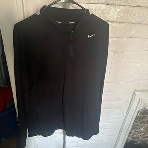 Nike Large Black microfiber quarterzip